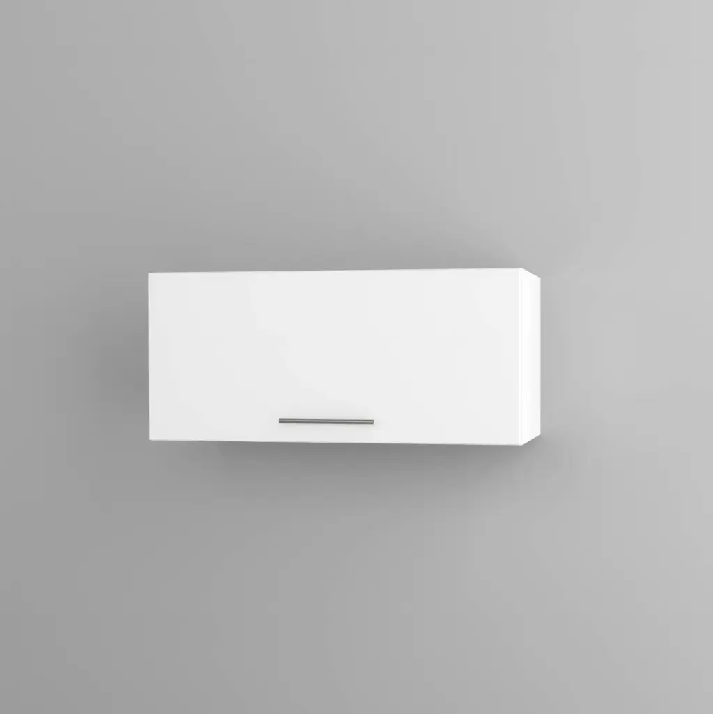 800mm horizontal wall cabinet (Deco white)
