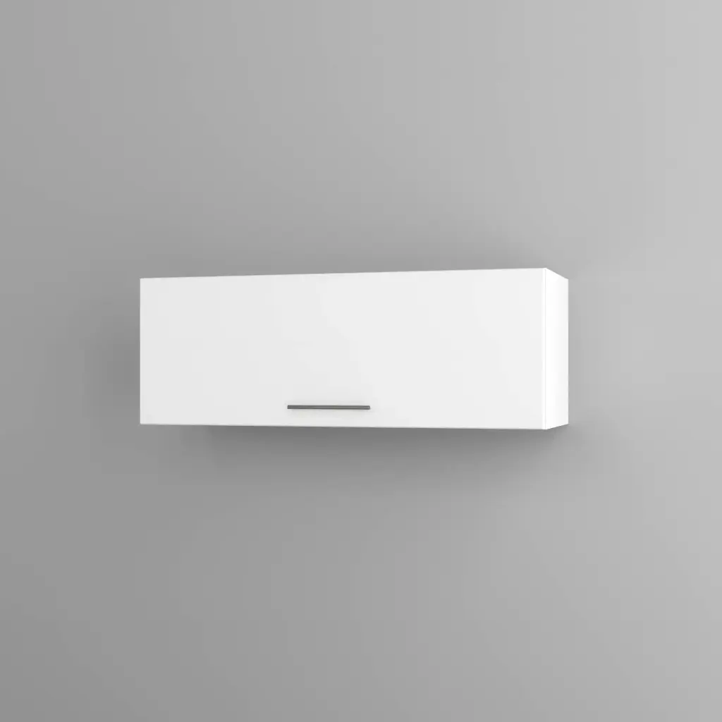 1000mm horizontal wall cabinet (Deco white)