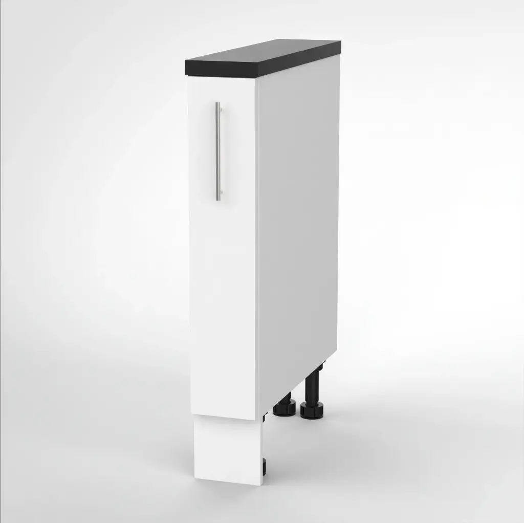 150mm base cabinet (Deco White)