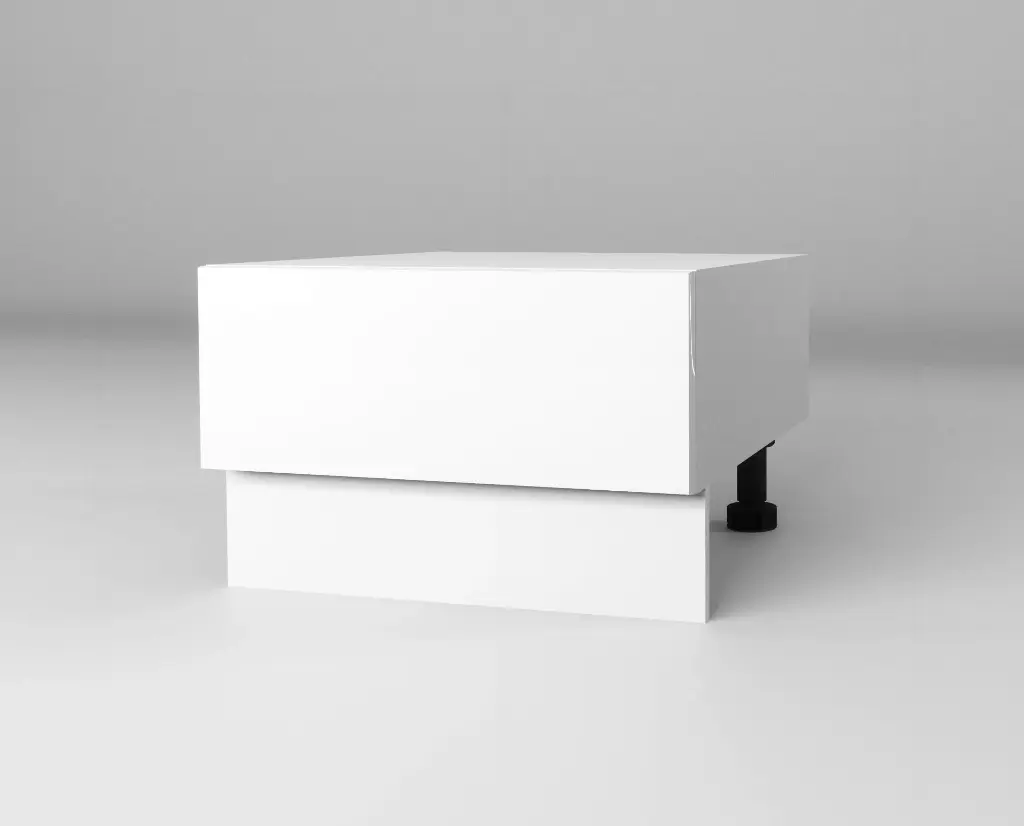 600mm dishwasher drawer 390mm (Avant glossy white)