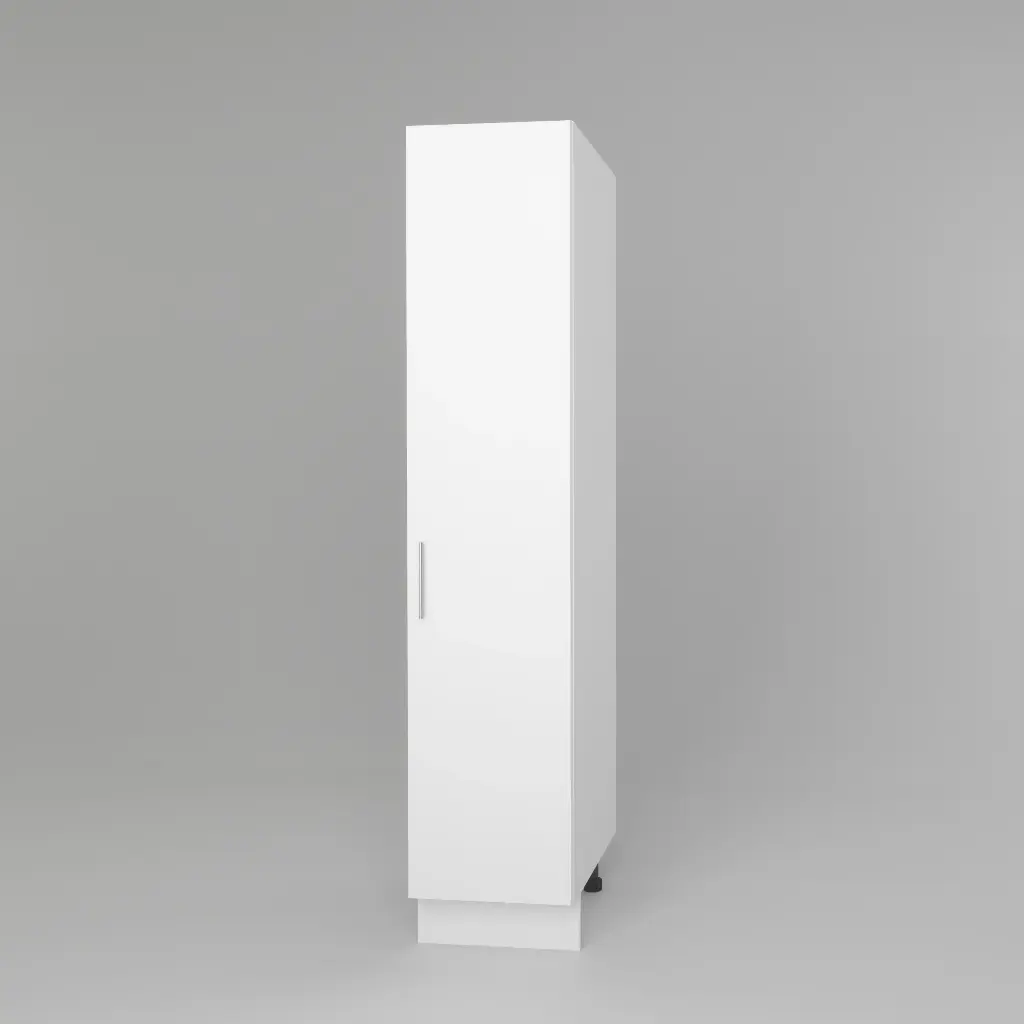 450mm pantry 1 door cabinet (Avant glossy white)