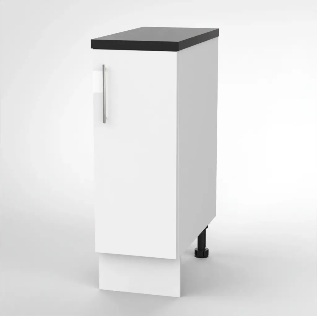 300mm base cabinet (Geneva gloss white)