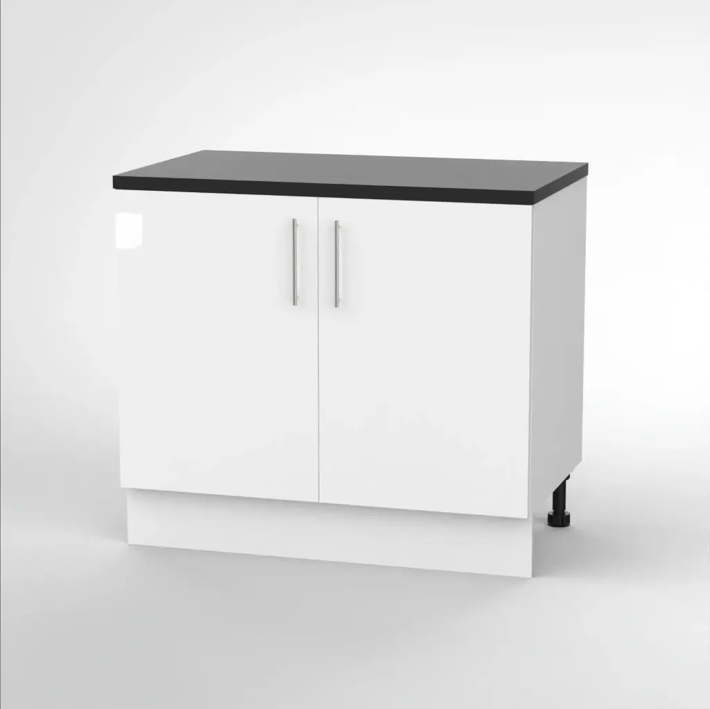 1000mm base cabinet (Geneva gloss white)