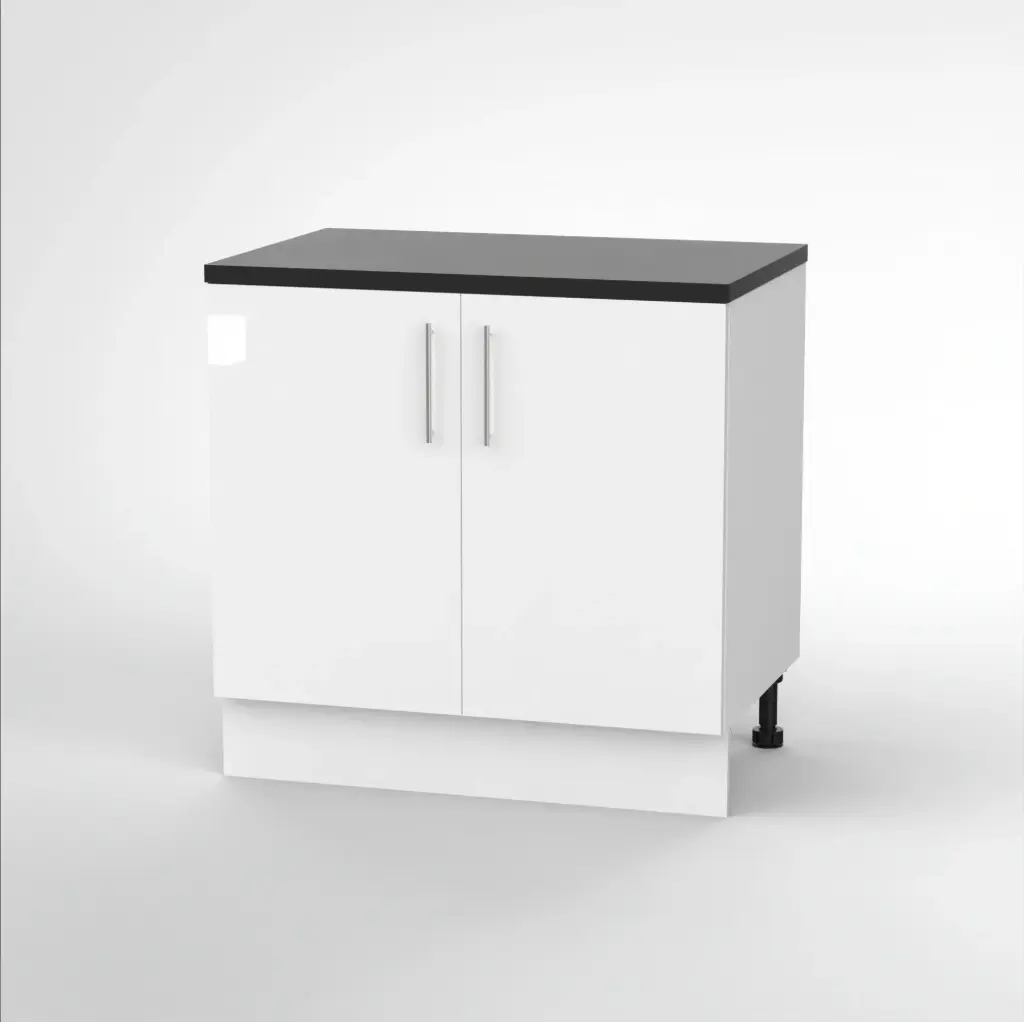 900mm base cabinet (Geneva gloss white)
