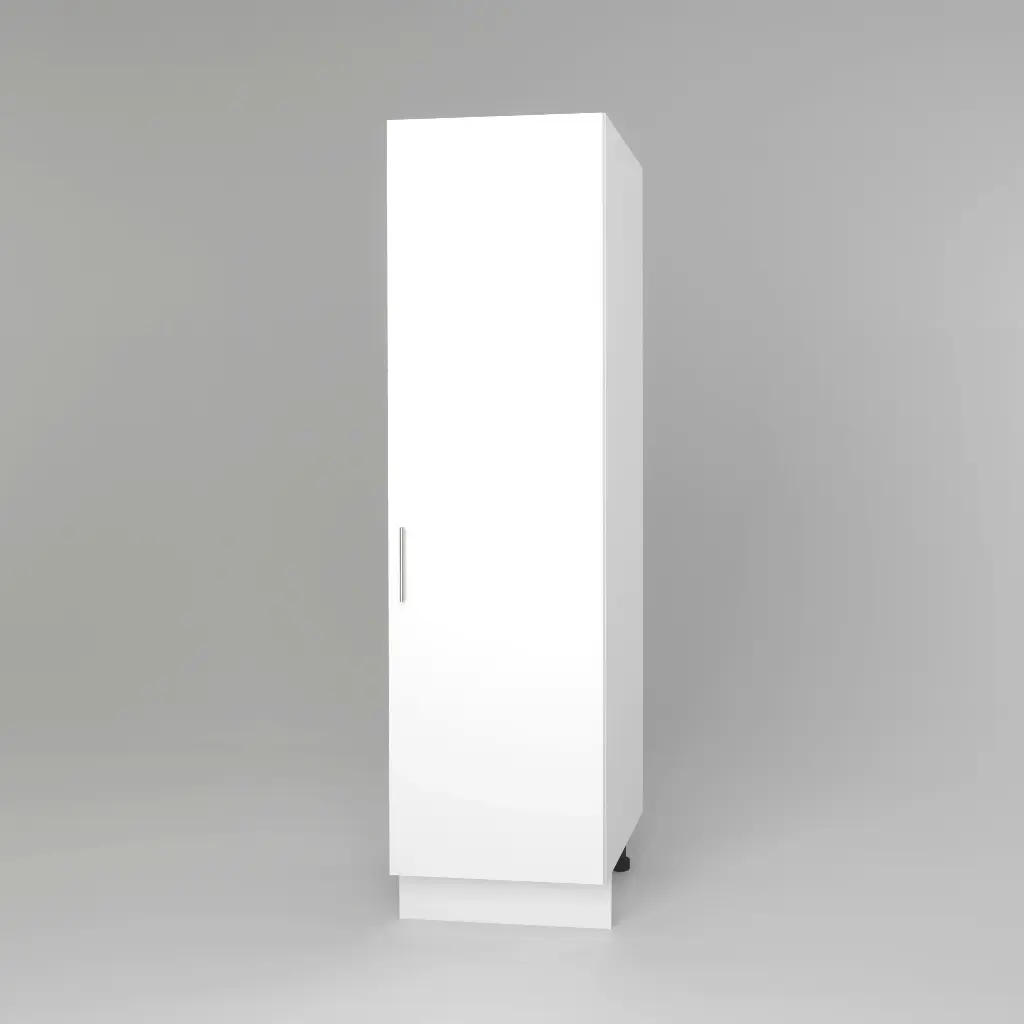 600mm pantry 1 door cabinet (Geneva gloss white)