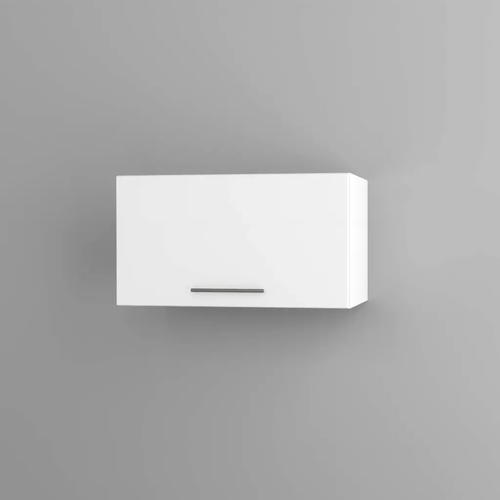 650mm horizontal wall cabinet (Geneva gloss white)