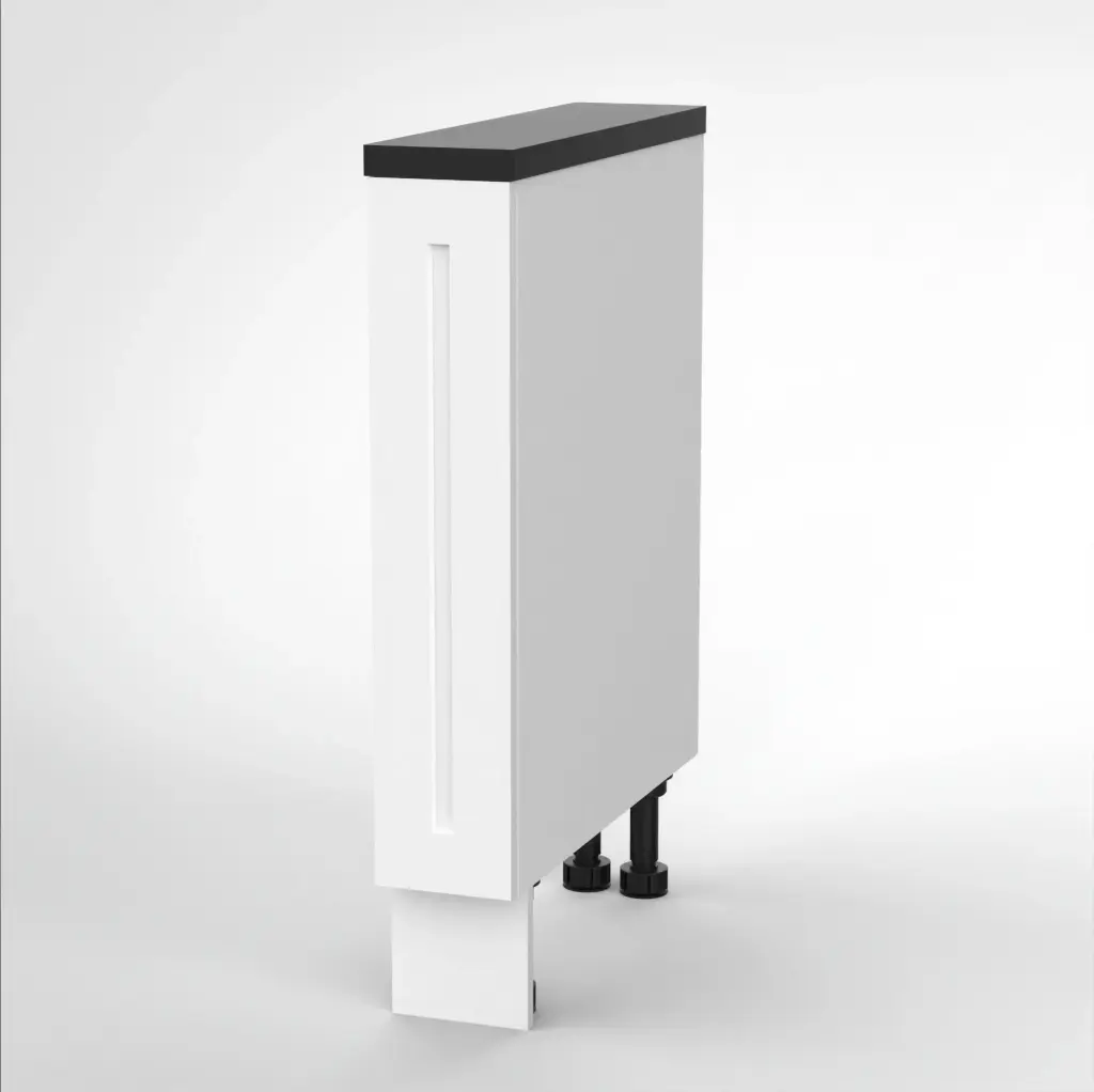 150mm base cabinet (Geneva shaker matte white)