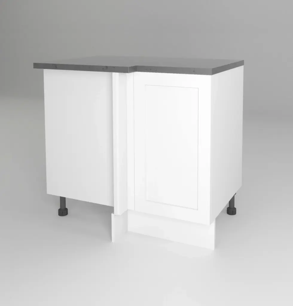 1050mm blind corner cabinet (Geneva shaker matte white)