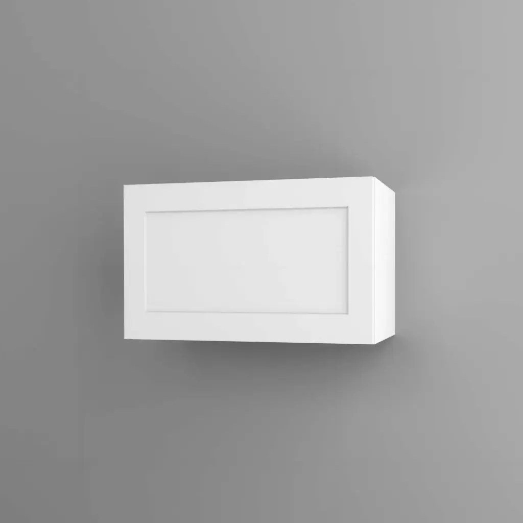 700mm horizontal wall cabinet (Geneva shaker matte white)