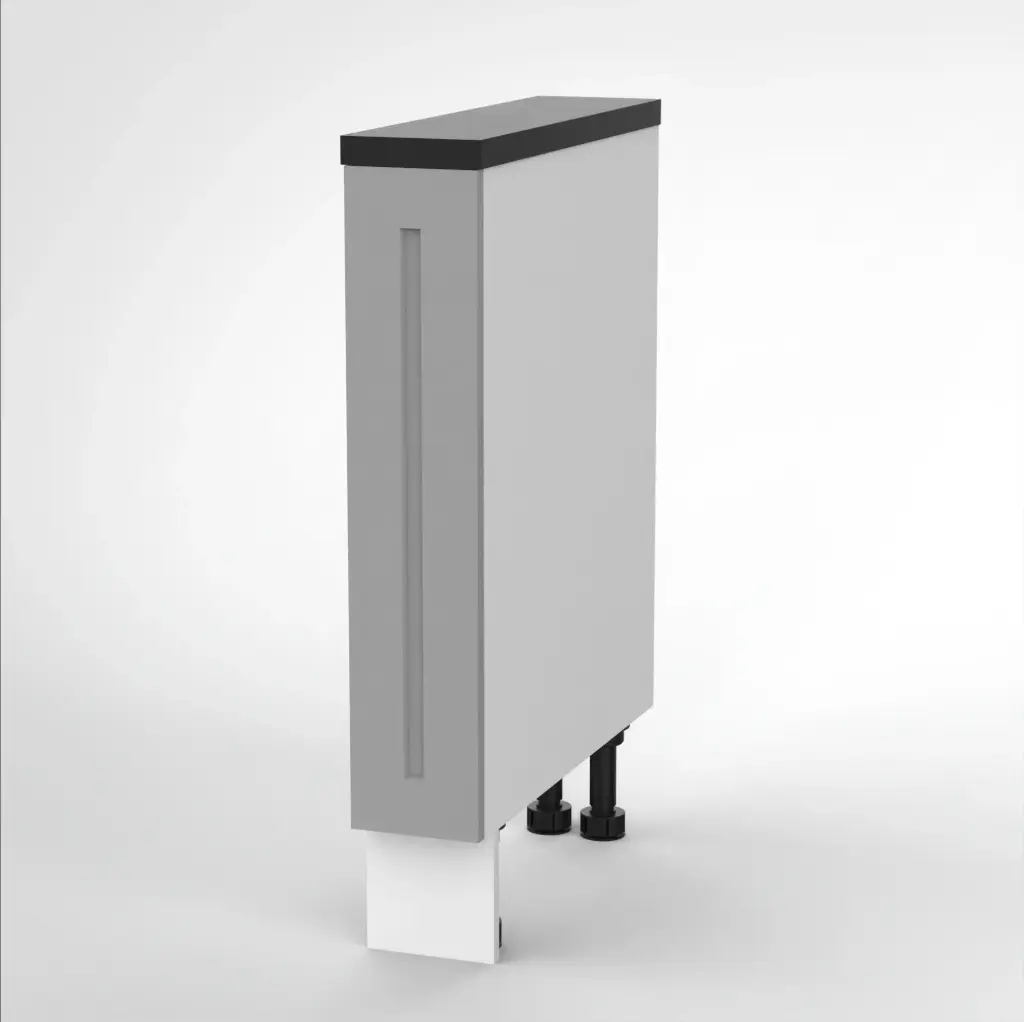 150mm base cabinet (Geneva shaker matte grey)