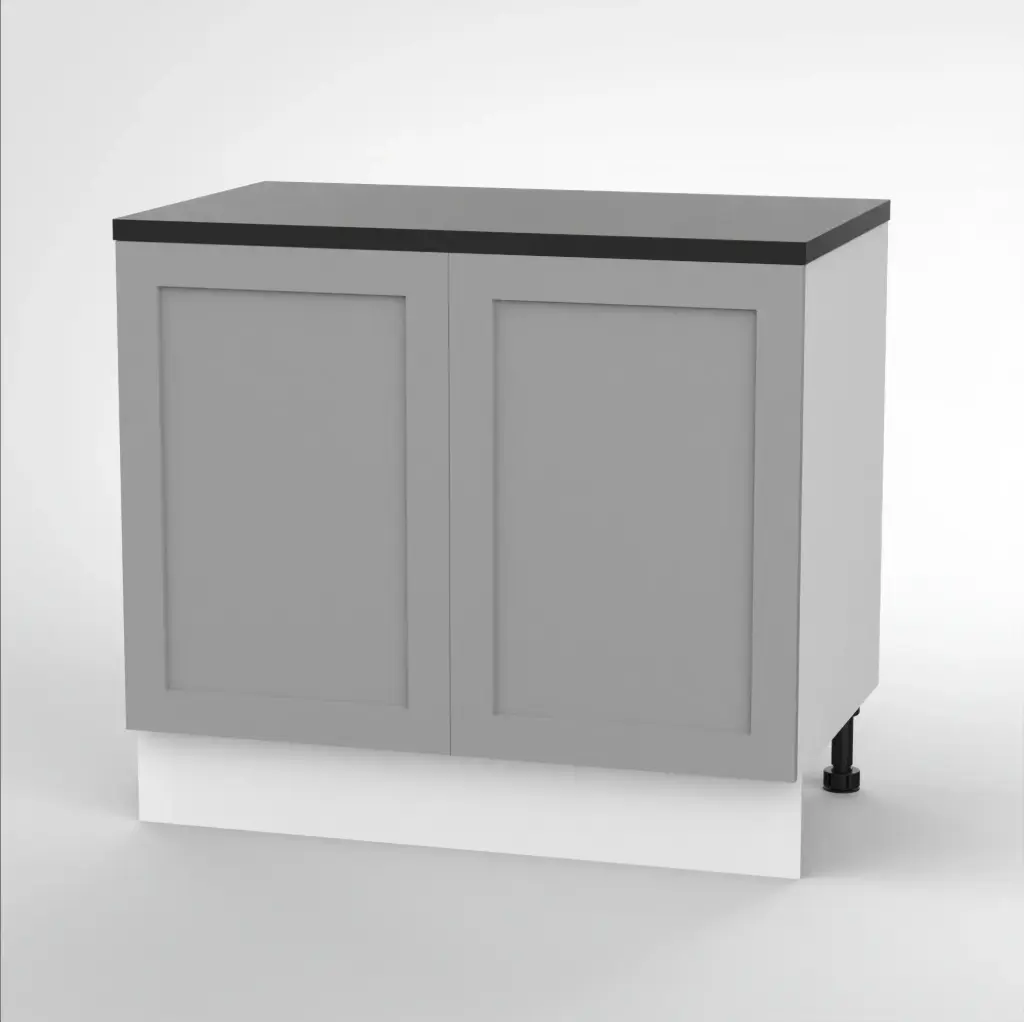 1000mm base cabinet (Geneva shaker matte grey)