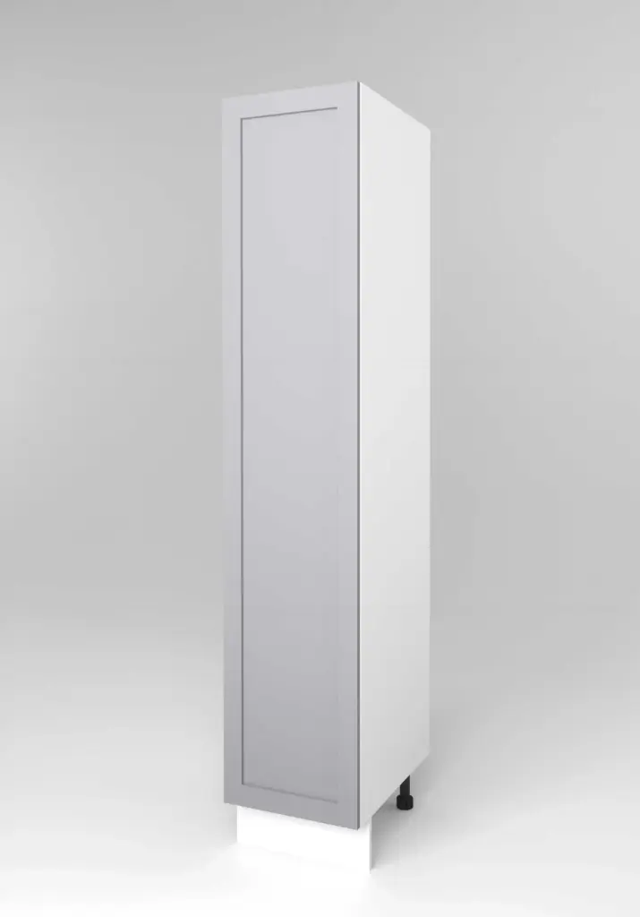 450mm pantry 1 door cabinet  (Geneva shaker matte grey)