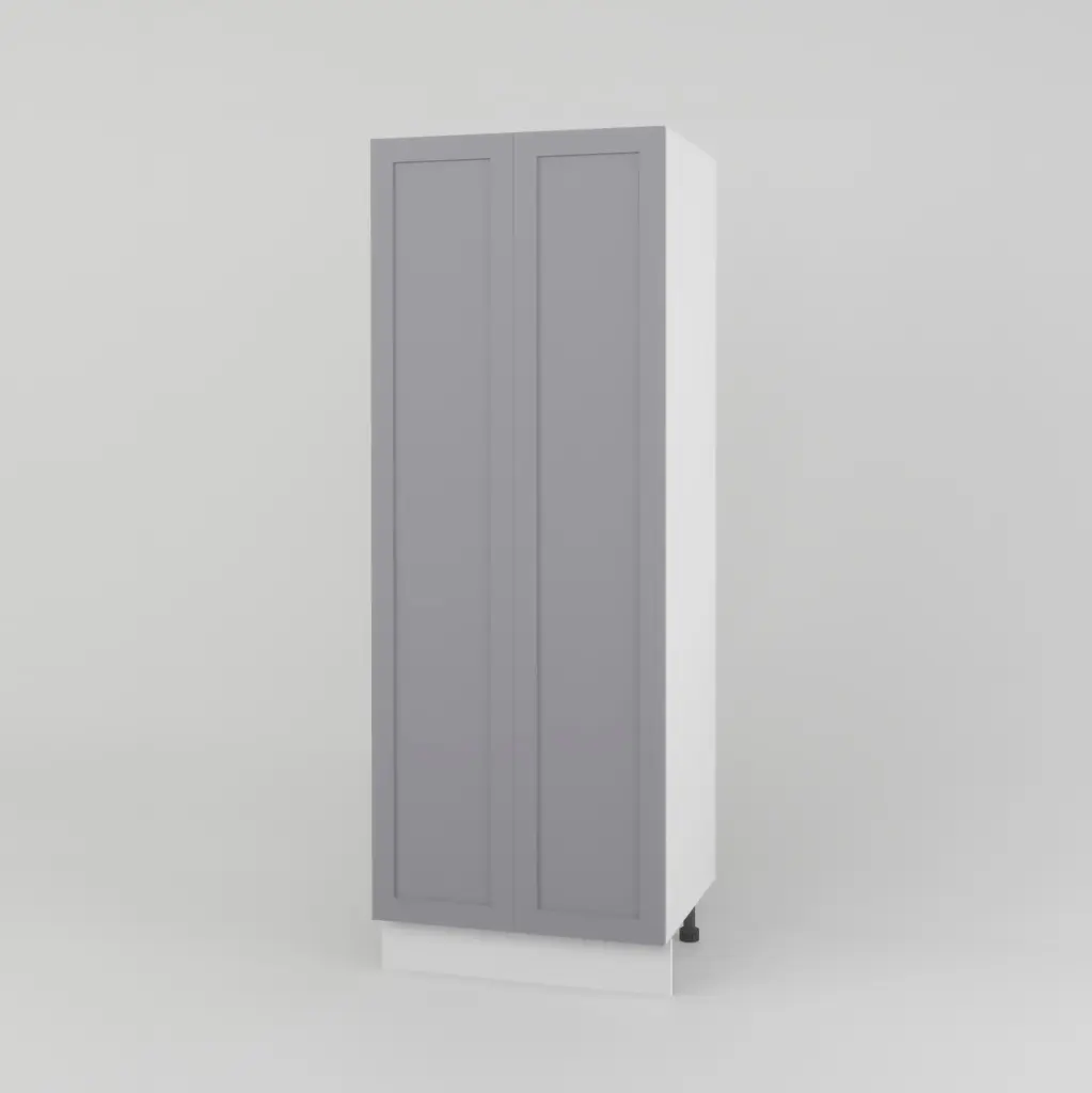 800mm pantry 2 doors cabinet  (Geneva shaker matte grey)