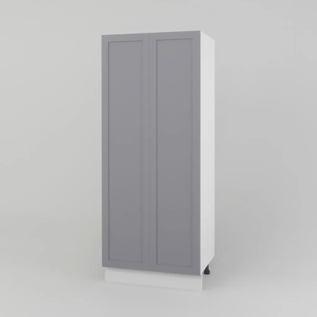 900mm pantry 2 doors cabinet  (Geneva shaker matte grey)