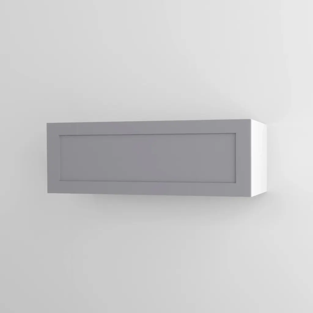 1000mm horizontal wall cabinet (Geneva shaker matte grey)