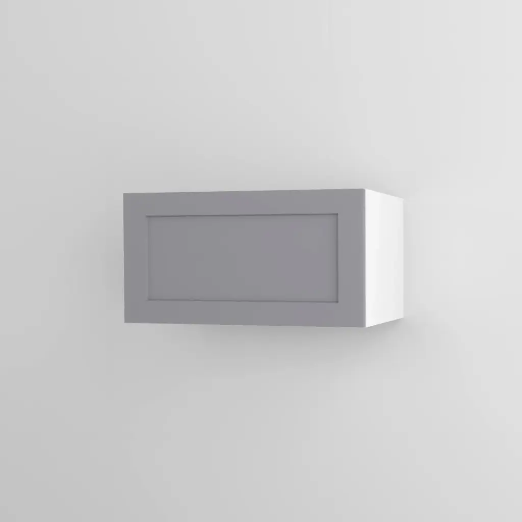 650mm horizontal wall cabinet (Geneva shaker matte grey)