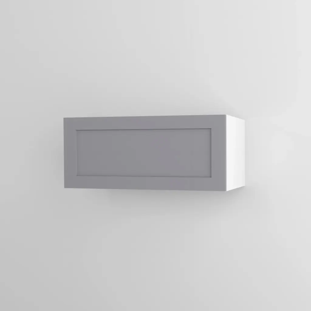 800mm horizontal wall cabinet (Geneva shaker matte grey)