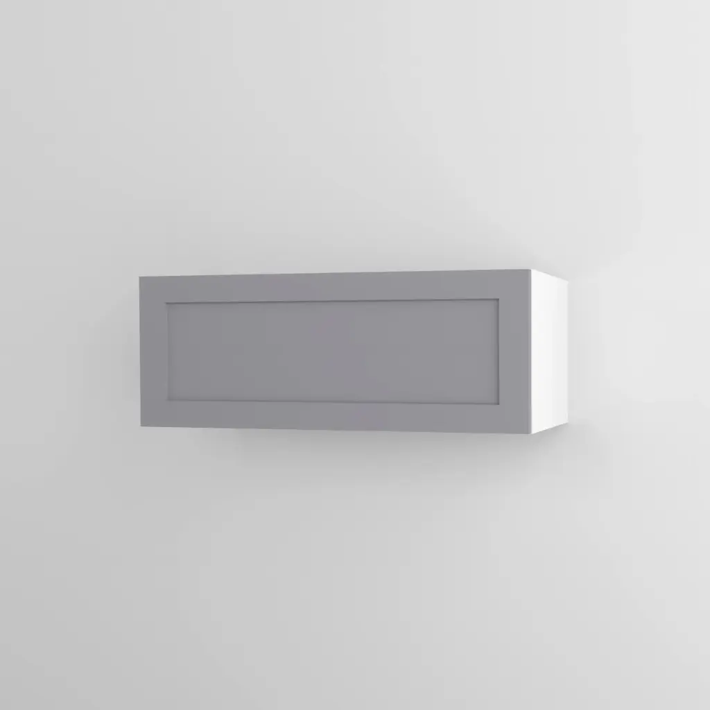 900mm horizontal wall cabinet (Geneva shaker matte grey)
