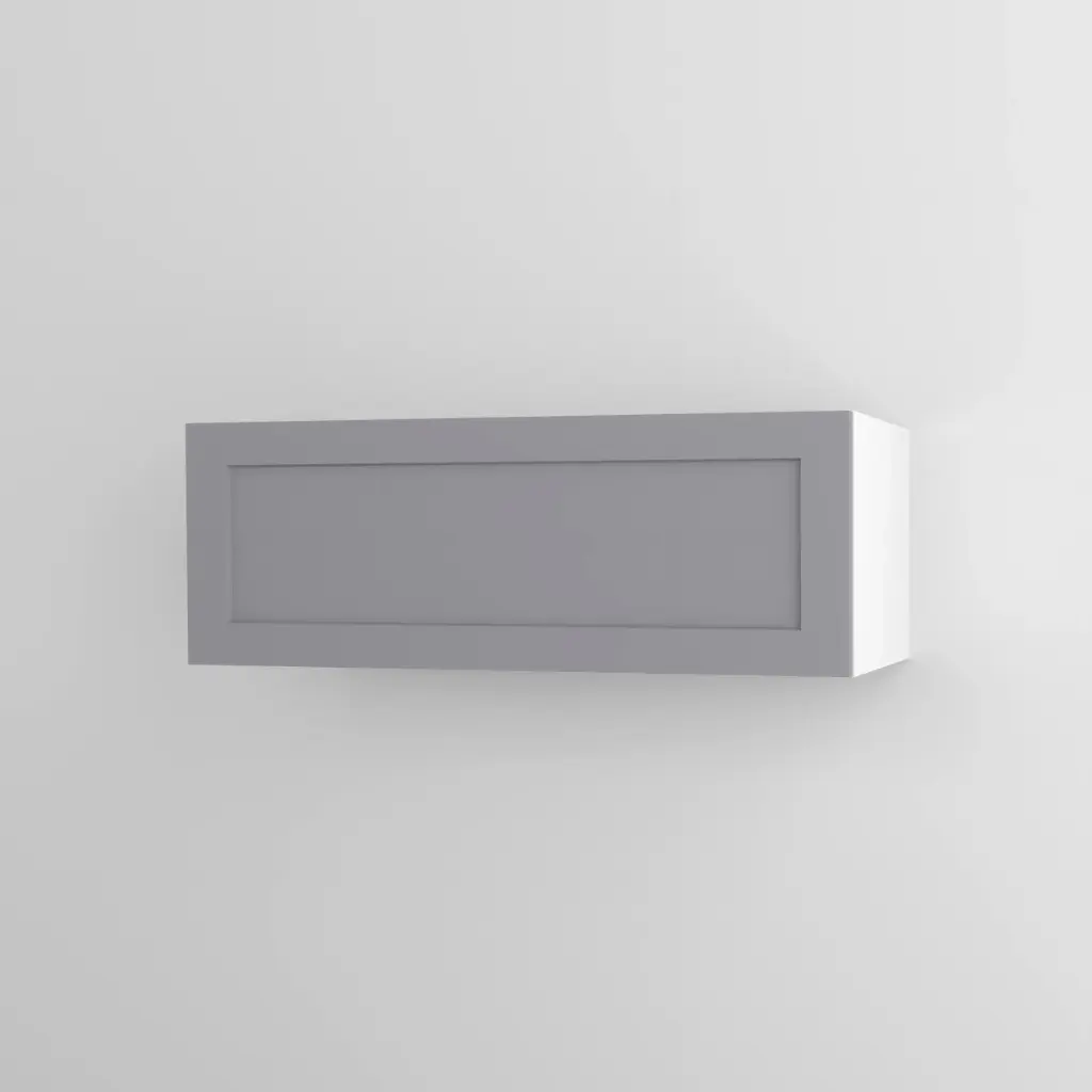 950mm horizontal wall cabinet (Geneva shaker matte grey)