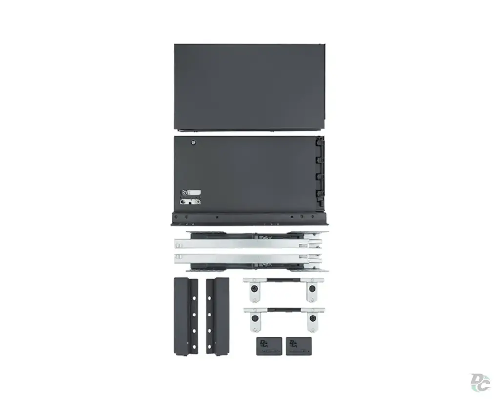 Tbox drawer runner 199mm H x 500mm L Graphite
