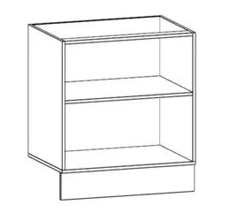 1000mm base cabinet body