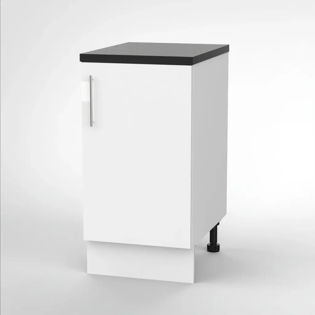 600mm base cabinet 1 door (Deco white)