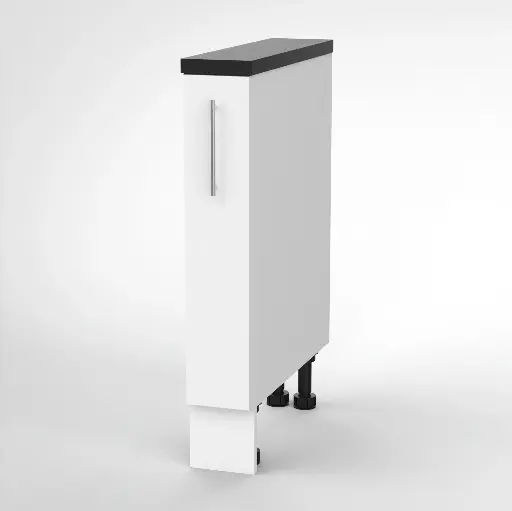 150mm base cabinet (Deco White)