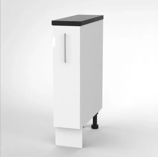200mm base cabinet (Geneva gloss white)