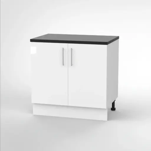 900mm base cabinet (Geneva gloss white)