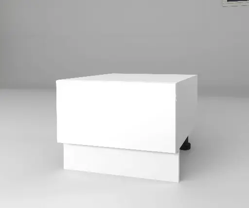 600mm dishwasher drawer 458mm (Geneva gloss white)