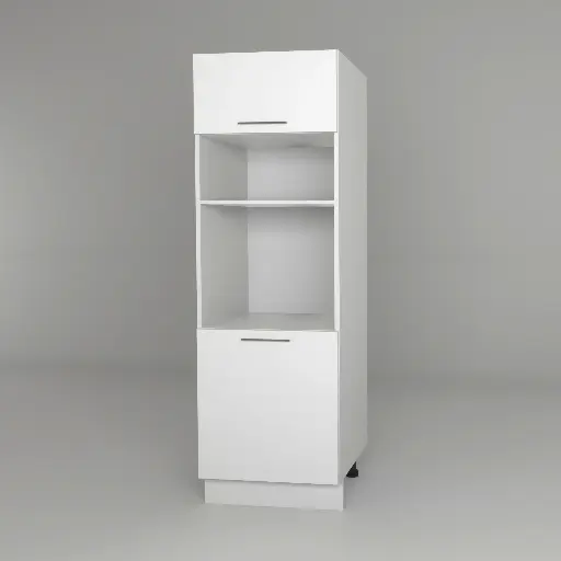 600mm oven tower cabinet (Geneva gloss white)