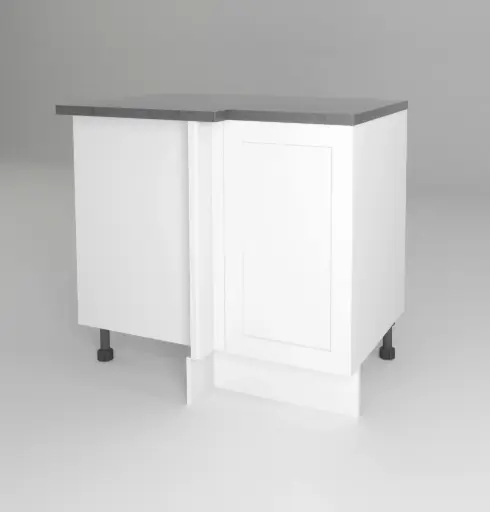 1000mm blind corner cabinet (Geneva shaker matte white)