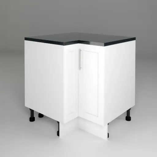 800x900mm base corner cabinet (Geneva shaker matte white)