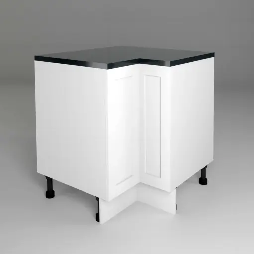 900x800mm base corner cabinet (Geneva shaker matte white)