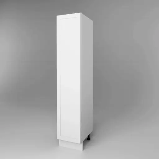 450mm pantry 1 door cabinet (Geneva shaker matte white)