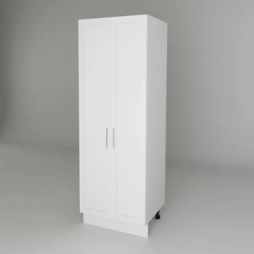 800mm pantry 2 doors cabinet (Geneva shaker matte white)