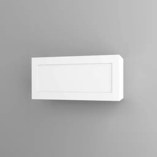 900mm horizontal wall cabinet (Geneva shaker matte white)