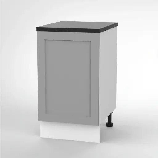 500mm base cabinet (Geneva shaker matte grey)