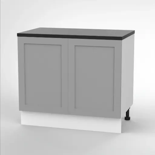 1000mm base cabinet (Geneva shaker matte grey)