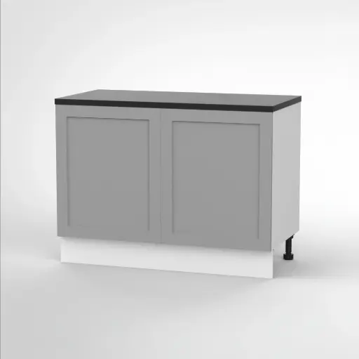 1200mm base cabinet (Geneva shaker matte grey)