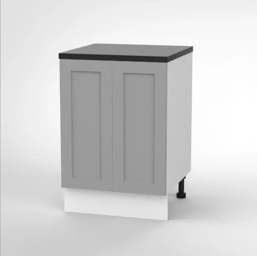 600mm base cabinet (Geneva shaker matte grey)