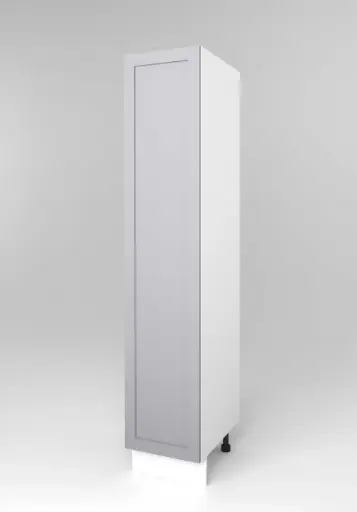 450mm pantry 1 door cabinet  (Geneva shaker matte grey)