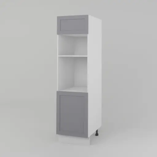 600mm oven tower cabinet  (Geneva shaker matte grey)