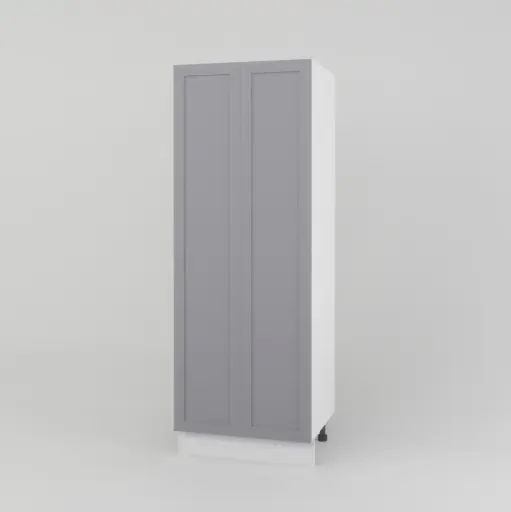800mm pantry 2 doors cabinet  (Geneva shaker matte grey)