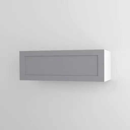 1000mm horizontal wall cabinet (Geneva shaker matte grey)