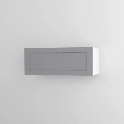 900mm horizontal wall cabinet (Geneva shaker matte grey)