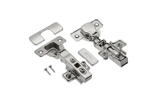 Cabinet hinge with soft closing