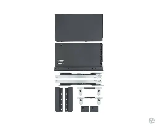 Tbox drawer runner 199mm H x 500mm L Graphite